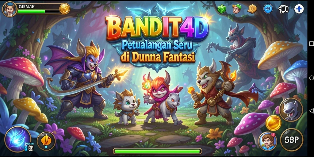 Gameplay BANDIT4D menampilkan eksplorasi dunia yang luas dan penuh tantangan.