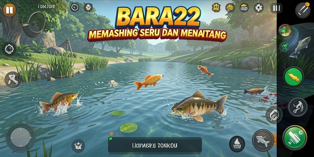 Tangkapan ikan yang menakjubkan dalam gameplay BARA22.