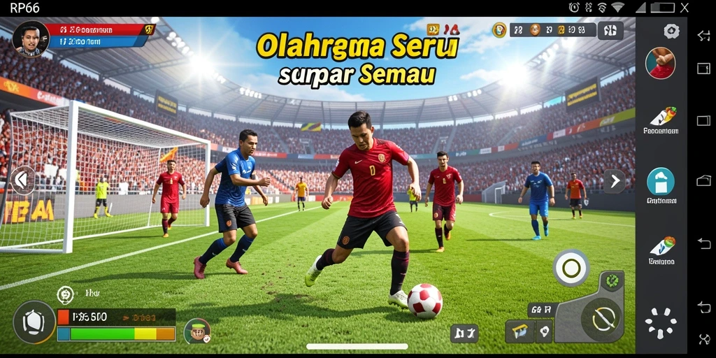 Tampilan gameplay RP66 yang menegangkan dan kompetitif di lapangan.