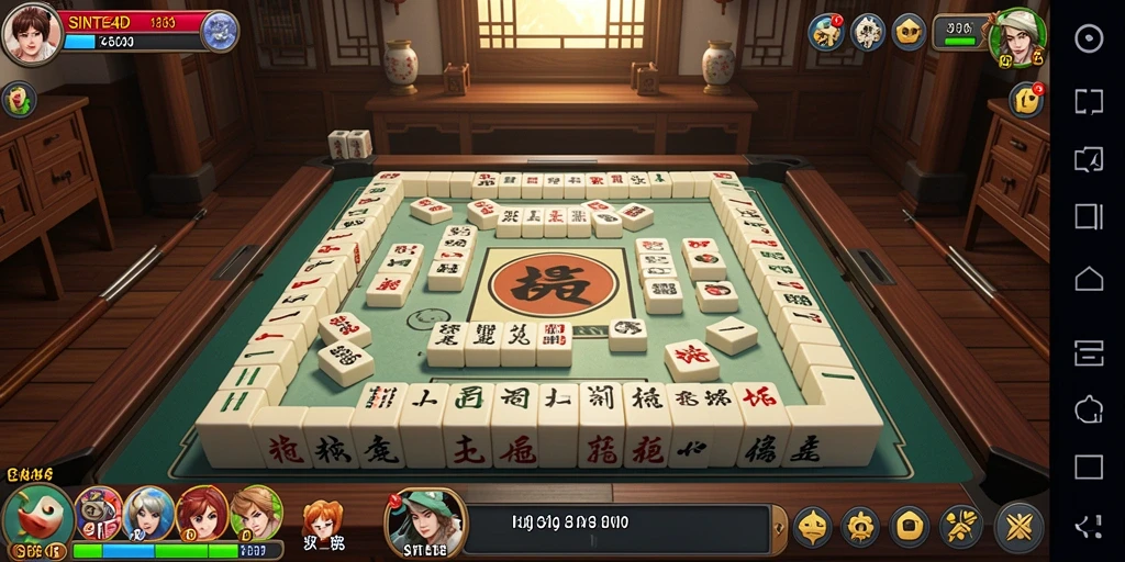 Tampilan gameplay SINTE4D yang penuh warna dan menarik.